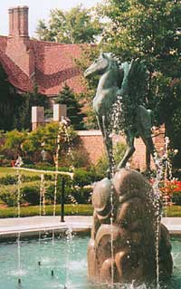 Fairbanks Pegasus Fountain